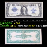 1923 $1 Large Size Silver Certificate Blue Seal FR#237 Grades xf