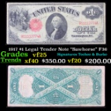 1917 $1 Legal Tender Note 