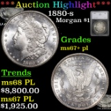 ***Auction Highlight*** 1880-s Morgan Dollar $1 Graded ms67+ pl by SEGS (fc)