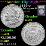 ***Auction Highlight*** 1886-o Morgan Dollar $1 Graded Select Unc by USCG (fc)