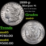 1899-p Morgan Dollar $1 grades choice+ Unc