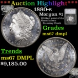 ***Auction Highlight*** 1880-s Morgan Dollar $1 Graded ms67 dmpl by SEGS (fc)