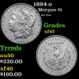1894-o Morgan Dollar $1 Grades xf+
