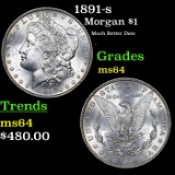 1891-s Morgan Dollar $1 Grades Choice Unc