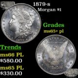 1879-s Morgan Dollar $1 Grades GEM+ PL