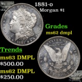1881-o Morgan Dollar $1 Grades Select Unc DMPL