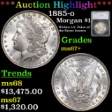 ***Auction Highlight*** 1885-o Morgan Dollar $1 Graded ms67+ by SEGS (fc)