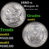 1880-o Morgan Dollar $1 Grades Select Unc
