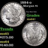 1884-o Morgan Dollar $1 Grades Choice+ Unc