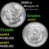 1890-s Morgan Dollar $1 Grades Select+ Unc