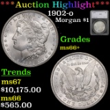 ***Auction Highlight*** 1902-o Morgan Dollar $1 Graded ms66+ by SEGS (fc)