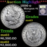 ***Auction Highlight*** 1896-o Morgan Dollar $1 Graded Select Unc by USCG (fc)
