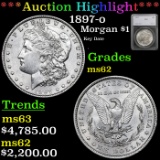 ***Auction Highlight*** 1897-o Morgan Dollar $1 Graded ms62 by SEGS (fc)
