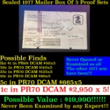 Original sealed box 5- 1977 United States Mint Proof Sets