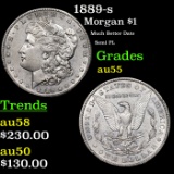 1889-s Morgan Dollar $1 Grades Choice AU