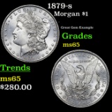 1879-s Morgan Dollar $1 Grades GEM Unc