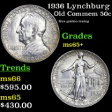 1936 Lynchburg Old Commem Half Dollar 50c Grades GEM+ Unc