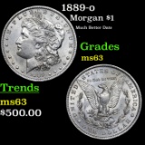 1889-o Morgan Dollar $1 Grades Select Unc