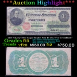 ***Auction Highlight*** 1862 $1 Large Size Legal Tender Note Fr-17A 