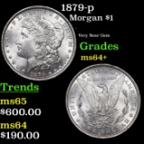 1879-p Morgan Dollar $1 Grades Choice+ Unc
