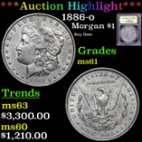 ***Auction Highlight*** 1886-o Morgan Dollar $1 Graded BU+ by USCG (fc)