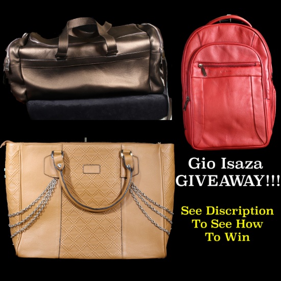 Gio Isaza : A Rare First Release Big Barrel Bag, See How To Win This FREE!