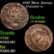 1787 New Jersey Colonial Cent 1c Grades vf details