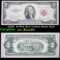 1953C $2 Red Seal United States Note Grades AU Details