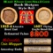 Mixed small cents 1c orig shotgun Bandt McDonalds roll, 1915-d Wheat Cent, 1857 Flying Eagle other e