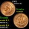 1901 Indian Cent 1c Grades GEM+ Unc RB