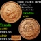 1866 FS-301/S-2 RPD Indian Cent 1c Grades xf+