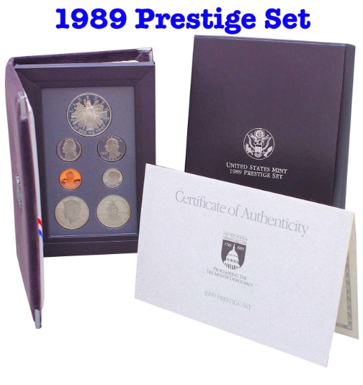 1989 United States Mint Prestige Proof Set