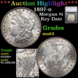 ***Auction Highlight*** 1897-o Morgan Dollar 1 Graded ms62 By SEGS (fc)