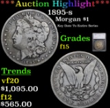 1895-s Morgan Dollar $1 Graded f15 By SEGS