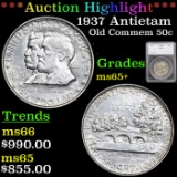 ***Auction Highlight*** 1937 Antietam Old Commem Half Dollar 50c Graded ms65+ by SEGS (fc)