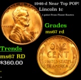 1946-d Lincoln Cent Near Top POP! 1c Grades GEM++ Unc RD
