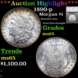 ***Auction Highlight*** 1890-p Morgan Dollar 1 Graded ms65 By SEGS (fc)