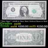 **Star Note** 1963B $1 'Barr Note' Federal Reserve Note Grades Choice AU/BU Slider