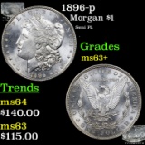 1896-p Morgan Dollar $1 Grades Select+ Unc