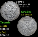 1891-s Morgan Dollar $1 Grades AU Details