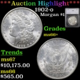 ***Auction Highlight*** 1902-o Morgan Dollar Near TOP POP! 1 Graded ms66+ By SEGS (fc)