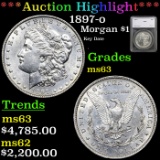 ***Auction Highlight*** 1897-o Morgan Dollar 1 Graded ms63 By SEGS (fc)