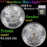 ***Auction Highlight*** 1884-o Morgan Dollar 1 Graded ms67 By SEGS (fc)
