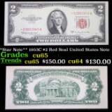 **Star Note** 1953C $2 Red Seal United States Note Grades Gem CU