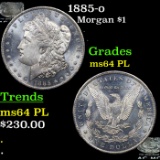 1885-o Morgan Dollar $1 Grades Choice Unc PL