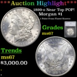 ***Auction Highlight*** 1899-o Morgan Dollar Near Top POP! 1 Graded ms67 By SEGS (fc)
