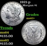 1921-p Morgan Dollar $1 Grades Select+ Unc