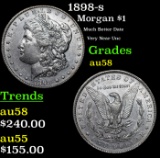 1898-s Morgan Dollar $1 Grades Choice AU/BU Slider