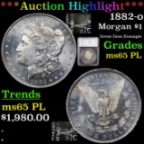 ***Auction Highlight*** 1882-o Morgan Dollar 1 Graded ms65 PL By SEGS (fc)