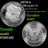 1879-s Morgan Dollar $1 Grades GEM Unc